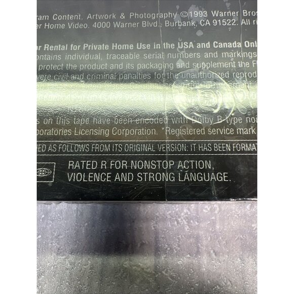 Demolition Man VHS New Factory Sealed Sylvester Stallone Wesley Snipes 1994 - Picture 3 of 13